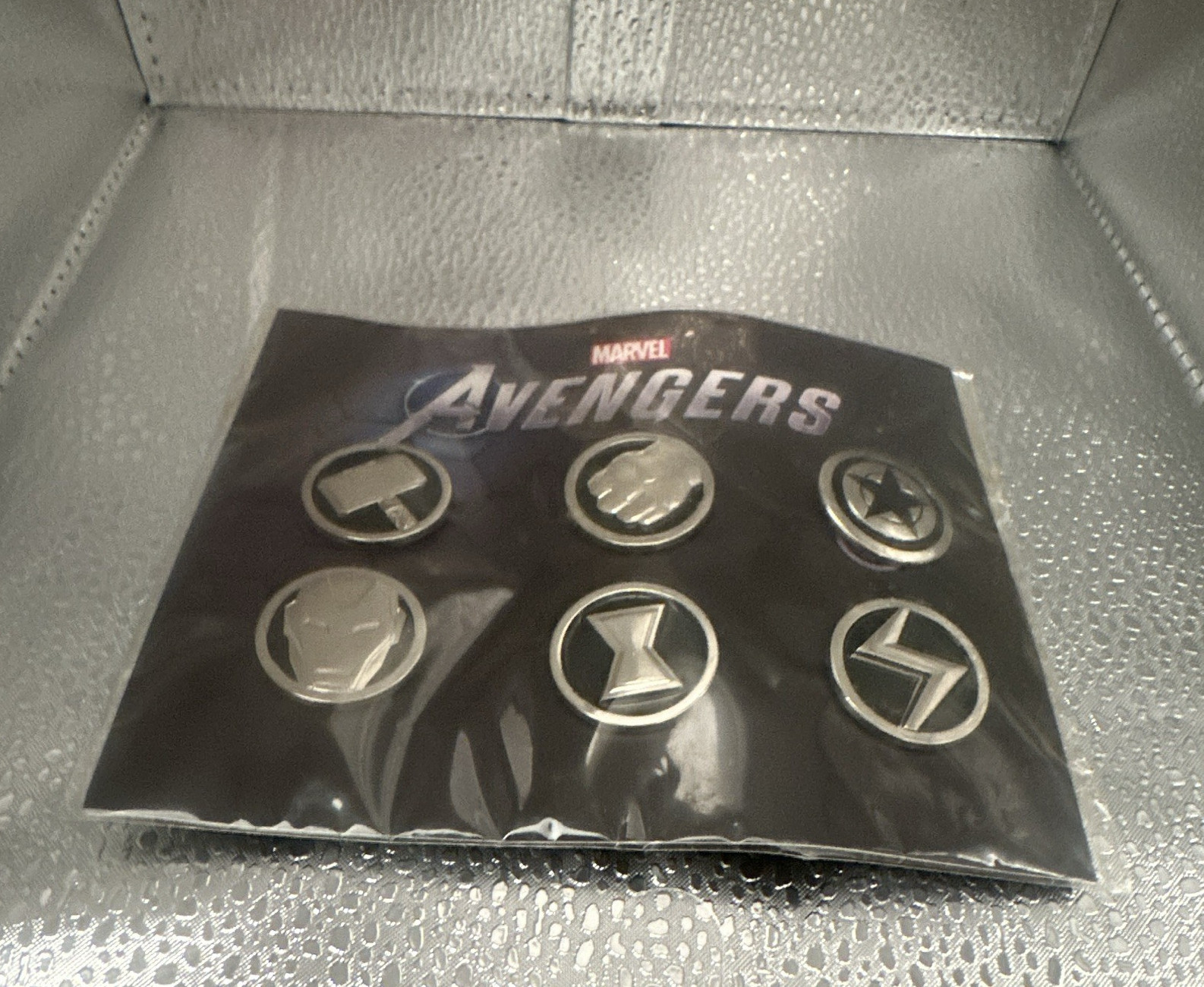 Marvel Avengers Pinback Buttons Set of 6 - Crystal Dynamics / Square Enix
