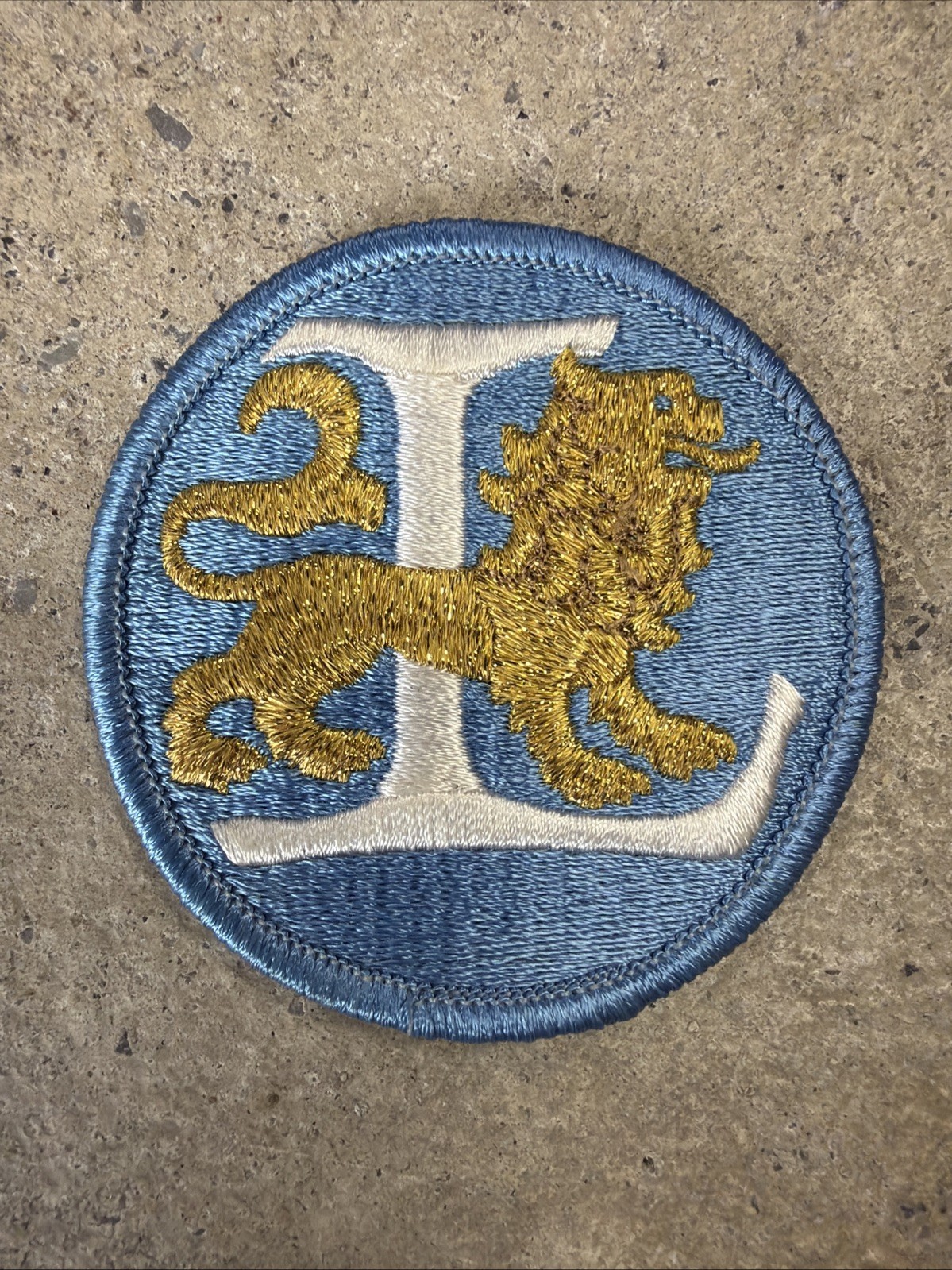 Vintage L LION EMBROIDERED SEW ON ONLY PATCH LION LOGO GERMAN 3