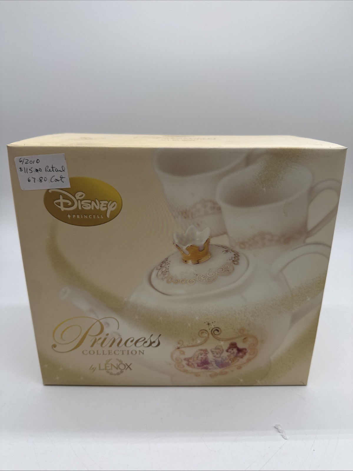 Lenox Disney Cinderella Belle Aurora Princess Tea Set-New In Box RARE