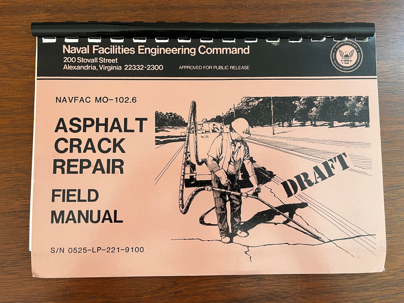 Naval Facilities Engineering Command Asphalt Crack Repair Field Manual