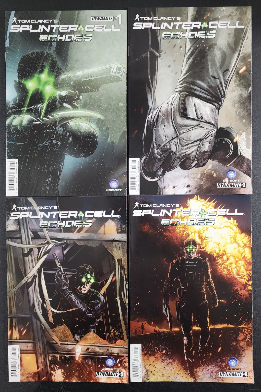 Tom Clancy's Splinter Cell Echoes #1, 2, 3 & 4  VF/NM  Dynamite 2015  Complete