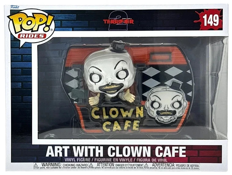 Terrifier 2 Art with Clown Cafe Deluxe Funko Pop Ride #149 Available FAST SHIP