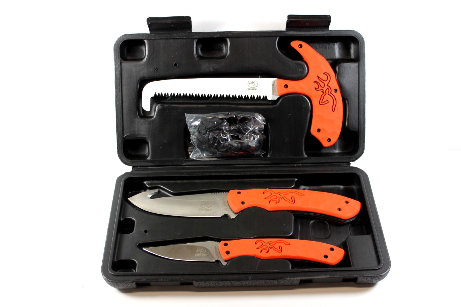  Browning RMEF Hunting Knife Set – 3-Piece Field Dressing Kit B40