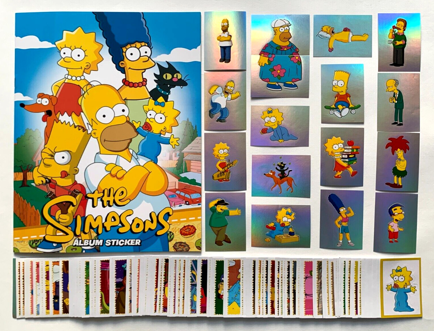 2023 ALBUM THE SIMPSONS + Full Set 140/140 PERU Edition Homer Lisa Bart