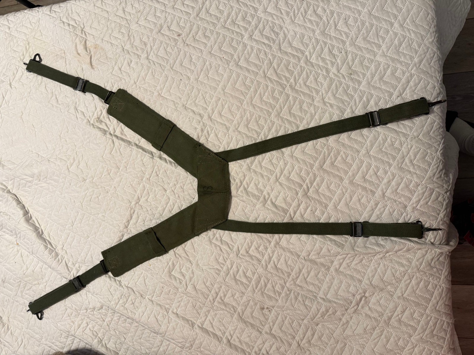 Original Vietnam War M1956 Suspenders Extra Long XL Good Condition