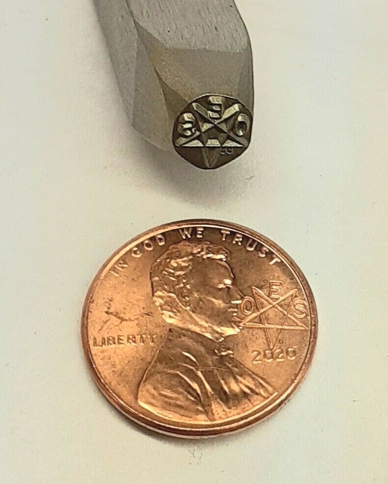 Masonic Order of the Eastern Star Penny Punch Tool OES Collectable Keepsakes 