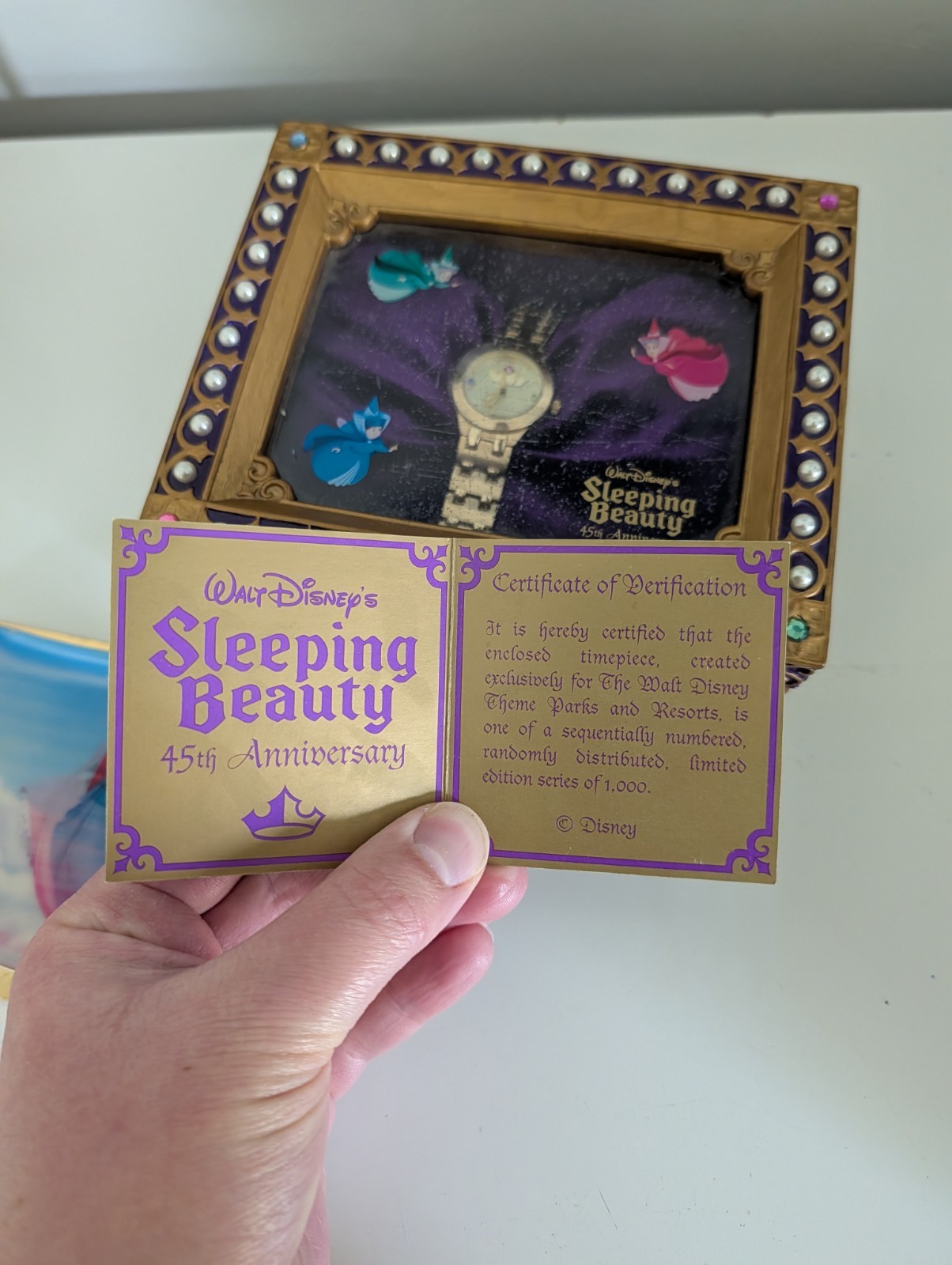RARE Sleeping Beauty 45th Anniversary Collectible Watch
