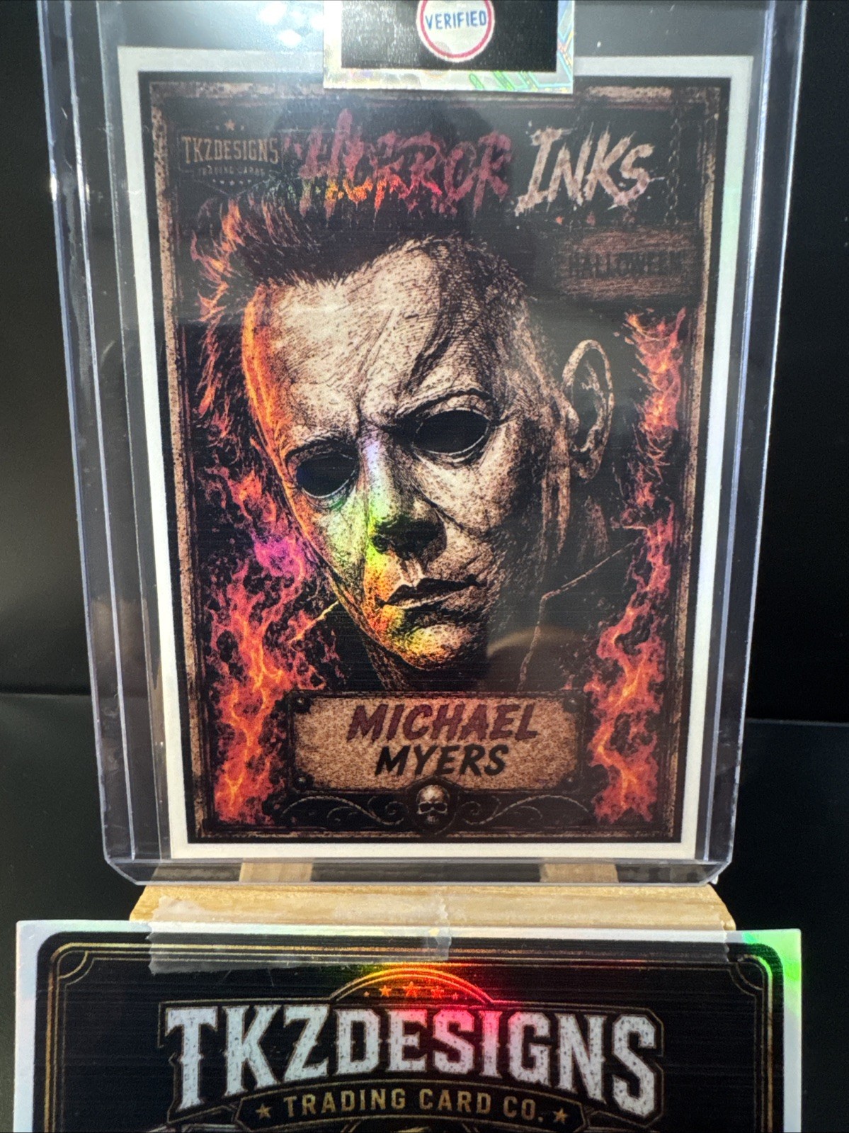 2026 Tkzdesigns Artist Signed Horror inks Halloween Michael Myers  MMF-1