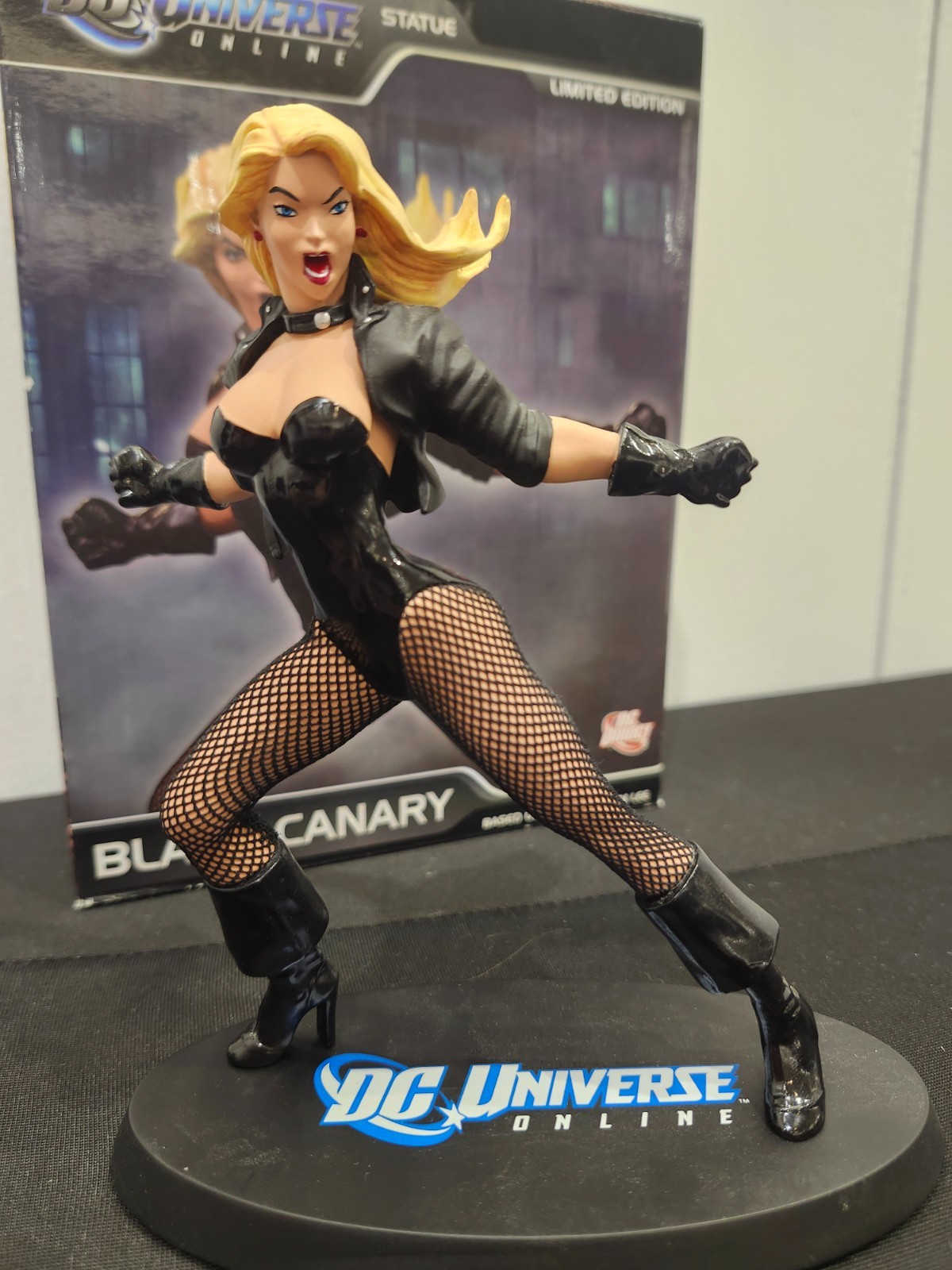 DC Universe Black Canary Statue 1038/4000 Jim Lee Hand Painted Limited Edition