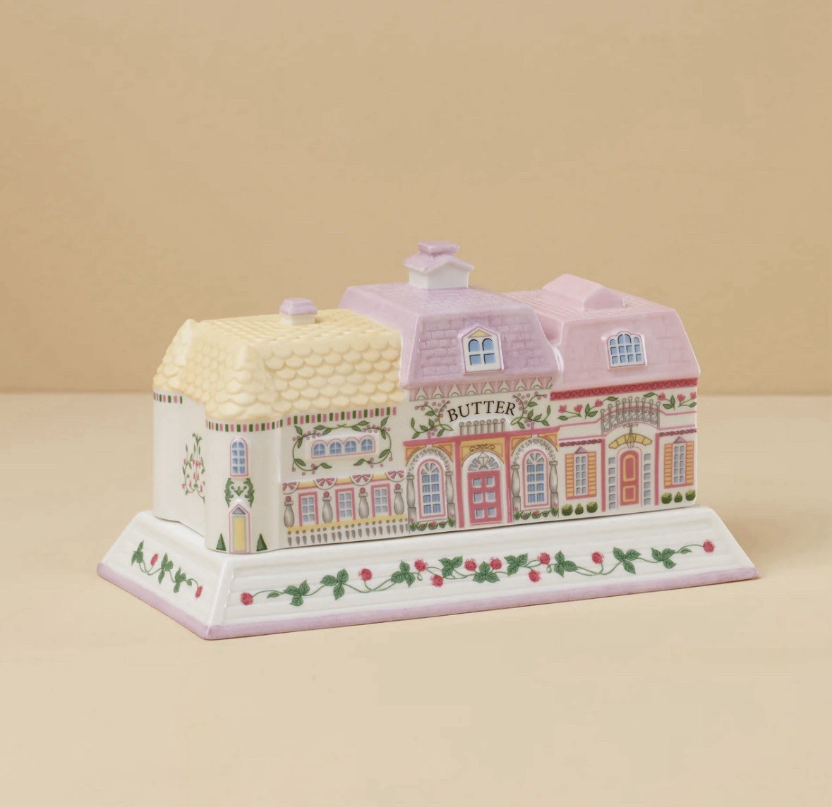 RARE LIMITED 2025 Lenox Spice Village Covered Butter Dish - NEW - Ready to Ship