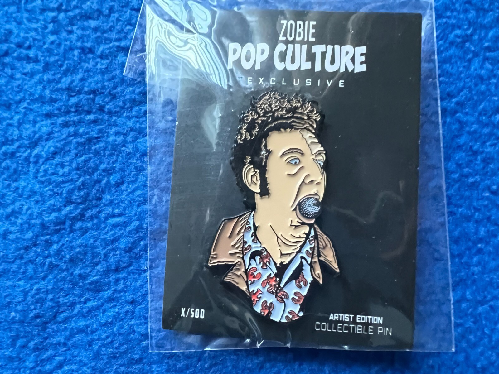 ZOBIE POP CULTURE ARTIST EDITION  KRAMER FROM SEINFELD  ENAMEL PIN LE /500
