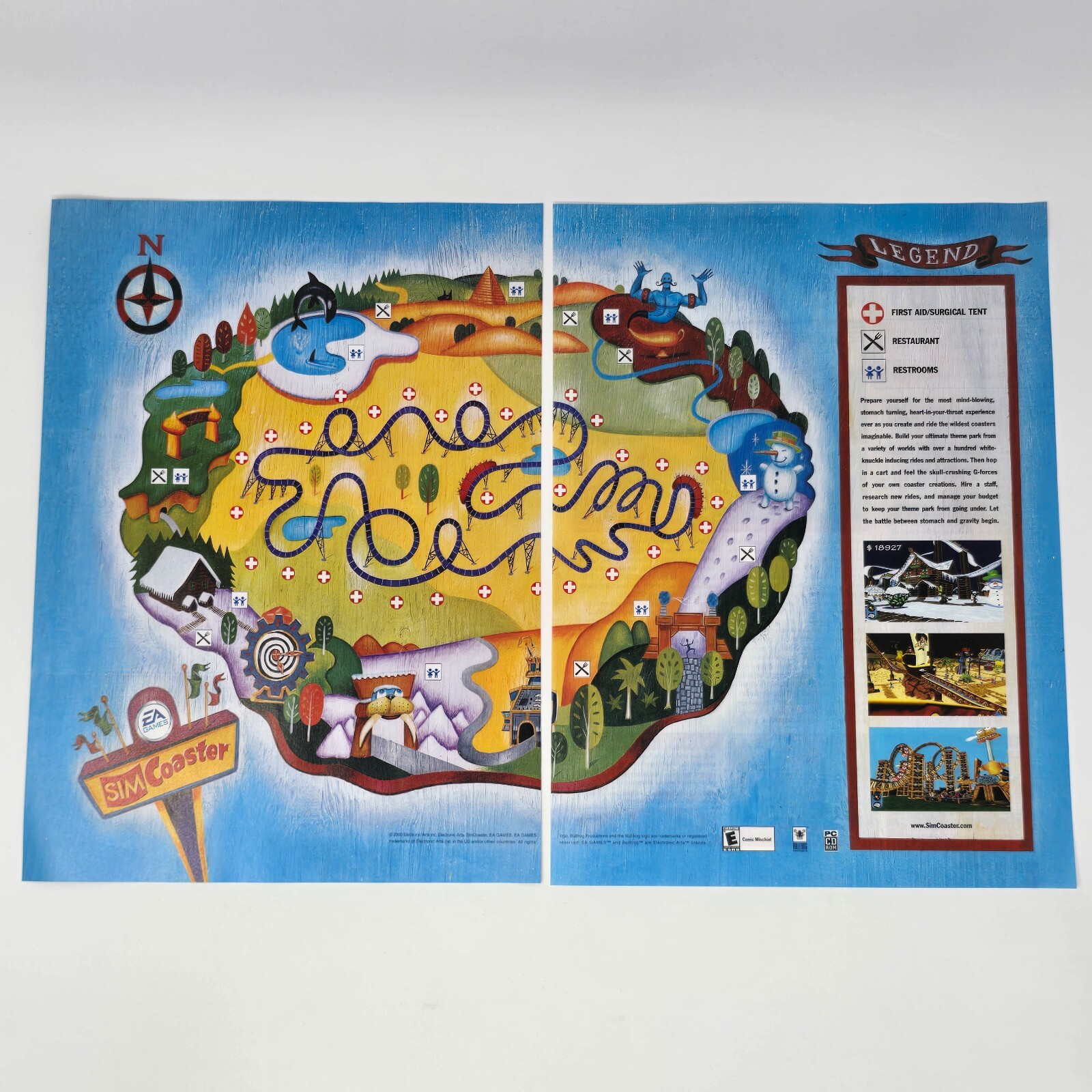 Sim Coaster PC Legend Print Ad/Poster Promo Art