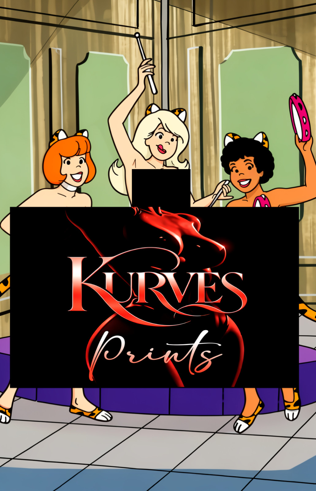 JOSIE & PUSSYCATS  | VIRGIN NOTI  | SINGLE COVER PRINT | KURVES COMICS
