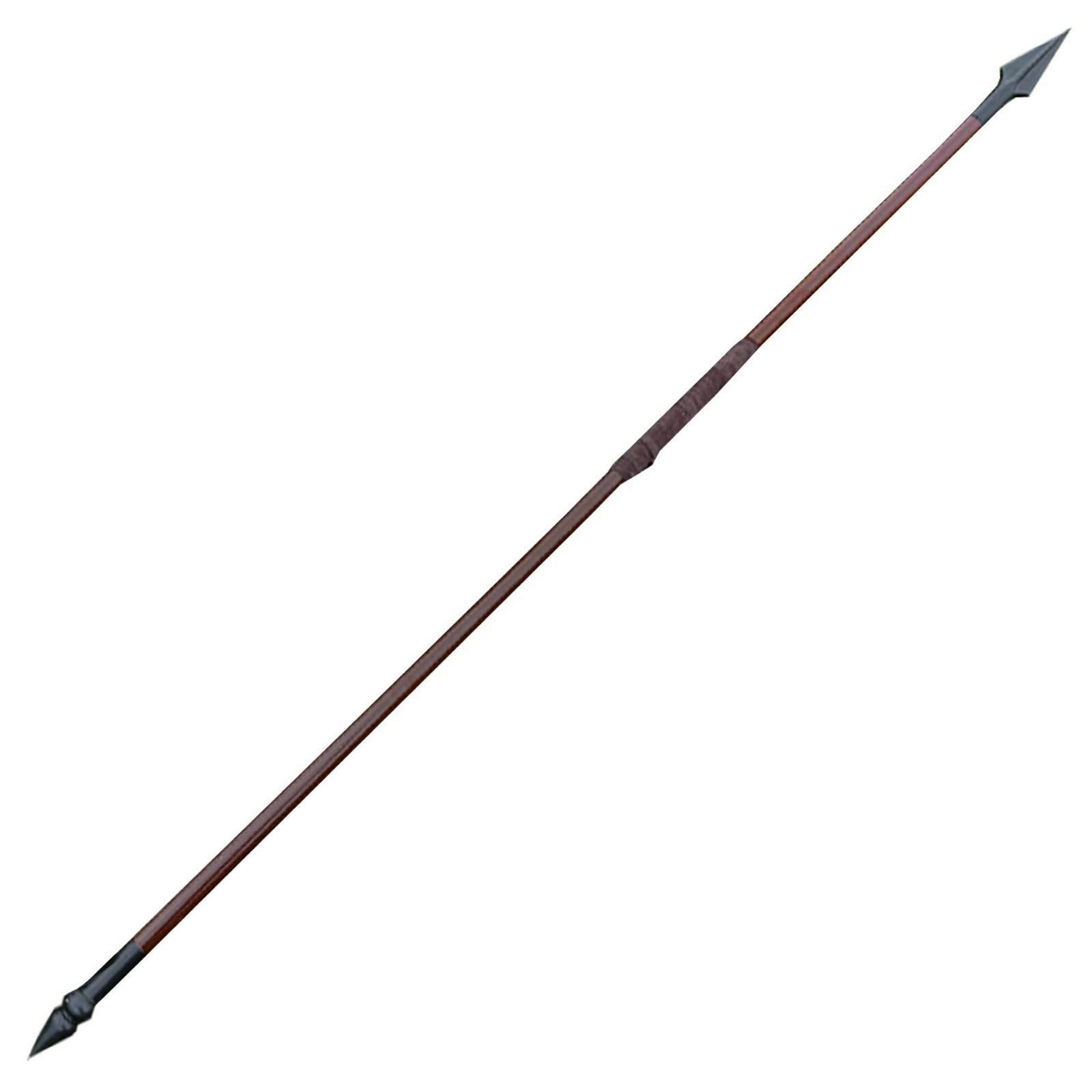 Spear of Sparta Warrior Spear - Metal Double-Edged Blade Overall 83