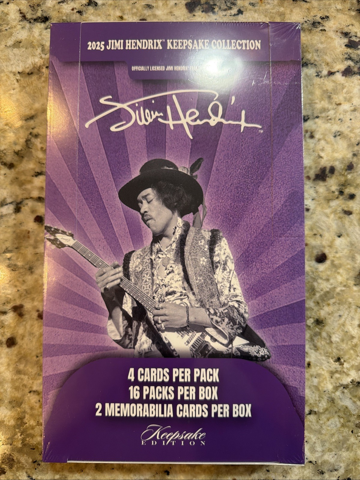 2025 Keepsake Jimi Hendrix Premiere Hobby Box Edition In Stock - 16 Packs