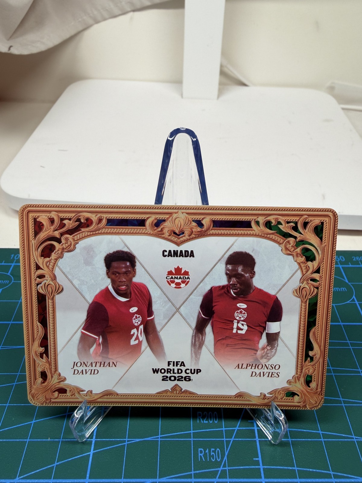 Panini Kayou 2026 Soccer Jonathan David Alphonso Davies Canada Gold Foil #744
