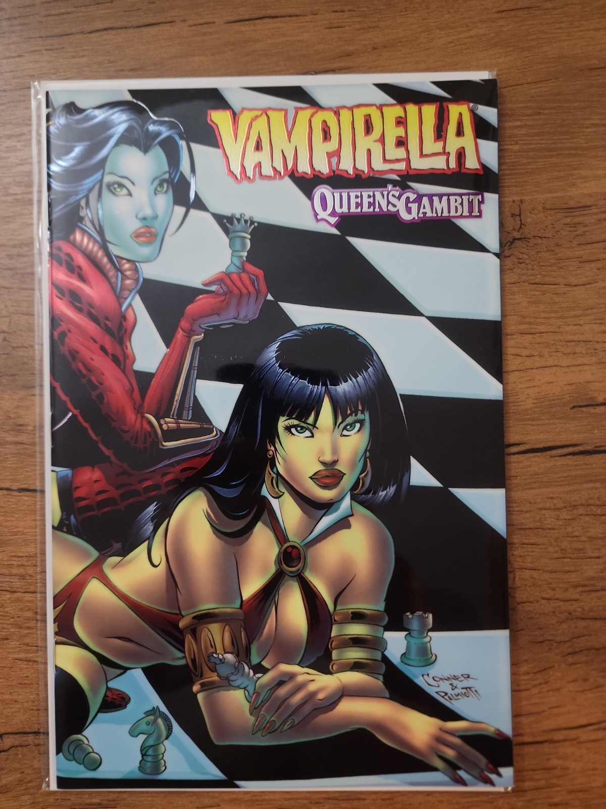 Harris Comics Vampirella Queen's Gambit #1 Limited Edition Chromium 