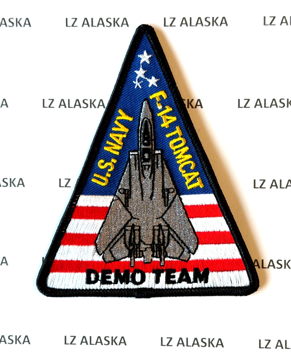 US NAVY F-14 TOMCAT DEMO TEAM TRIANGLE PATCH (N12)