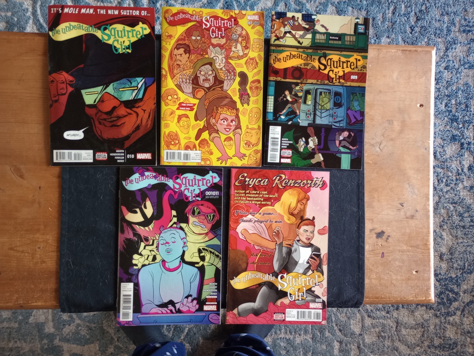 The Unbeatable Squirrel Girl, 5 comic book lot, nemnt