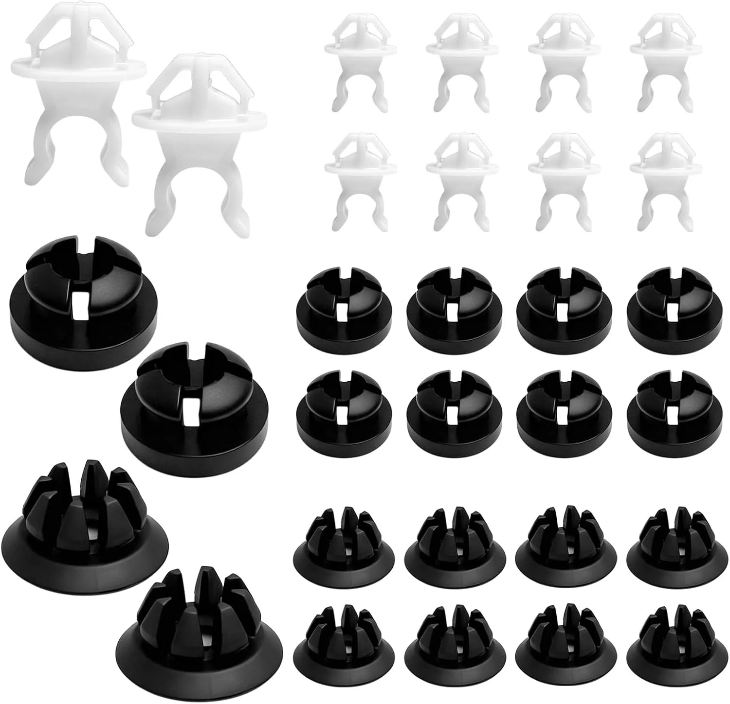 30 PCS Hood Prop Rod Holder, Car Hood Support Rod Grommet Clips Replace OEM 9150