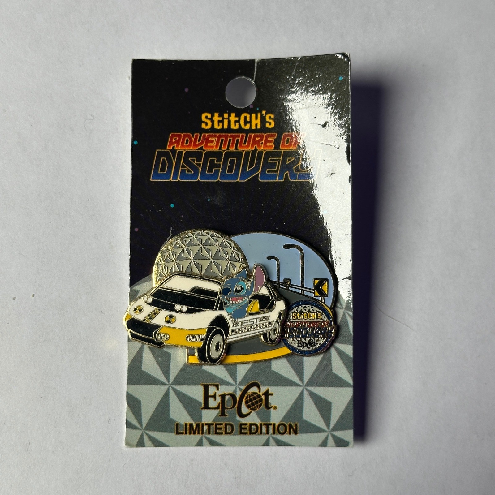 Authentic 2005 Disney Stitch's Adventure of Discovery Test Track Pin LE 1500