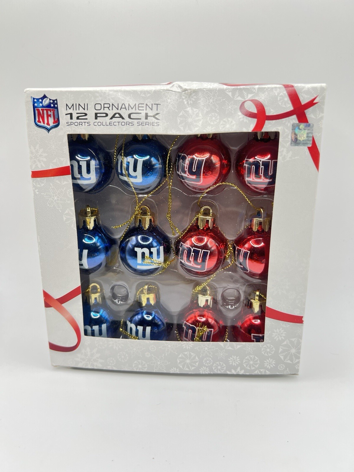 New York Giants Mini Ornament 12-Pack Sports Collector Series set