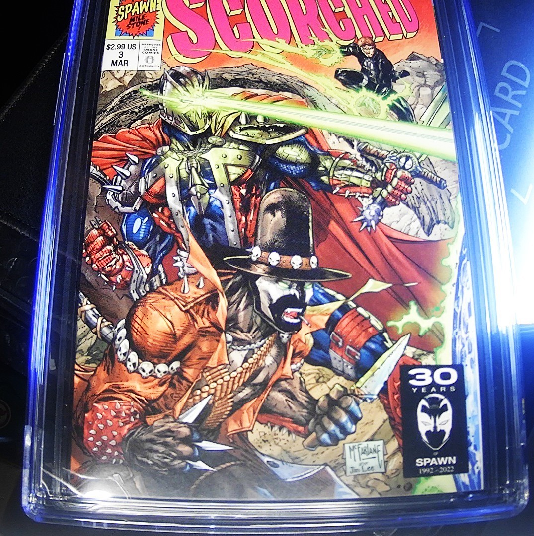 Scorched No. 3 - CGC 9.8 {} Variant Cover B Todd McFarlane {} Jim Lee X-Men 1