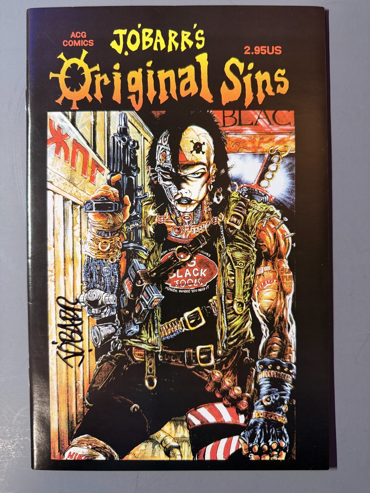 James O\'Barrs - Original Sins - Near Mint - Signed James O\'Barr