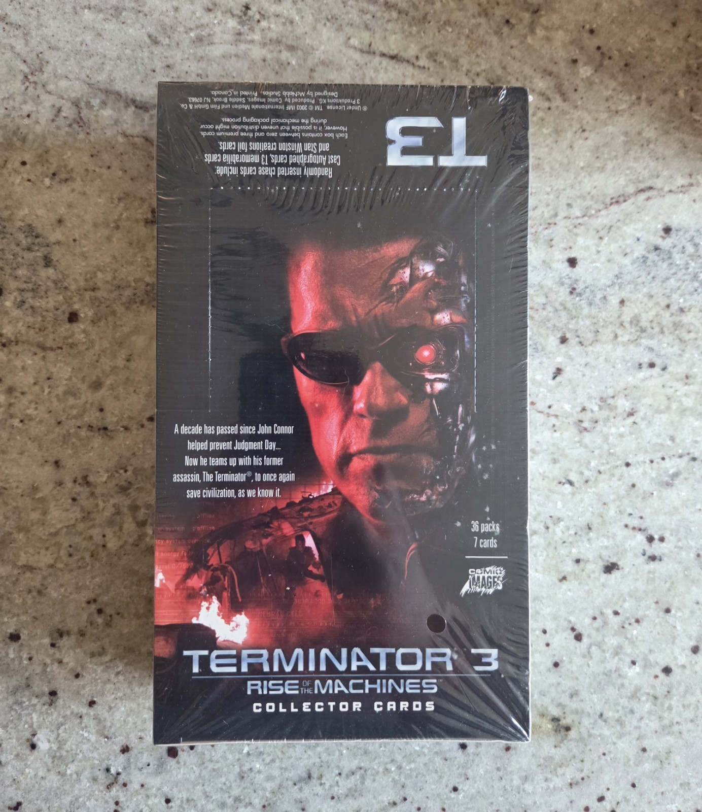 2003 Terminator 3 Trading Cards - Sealed Hobby Box - Comic Images