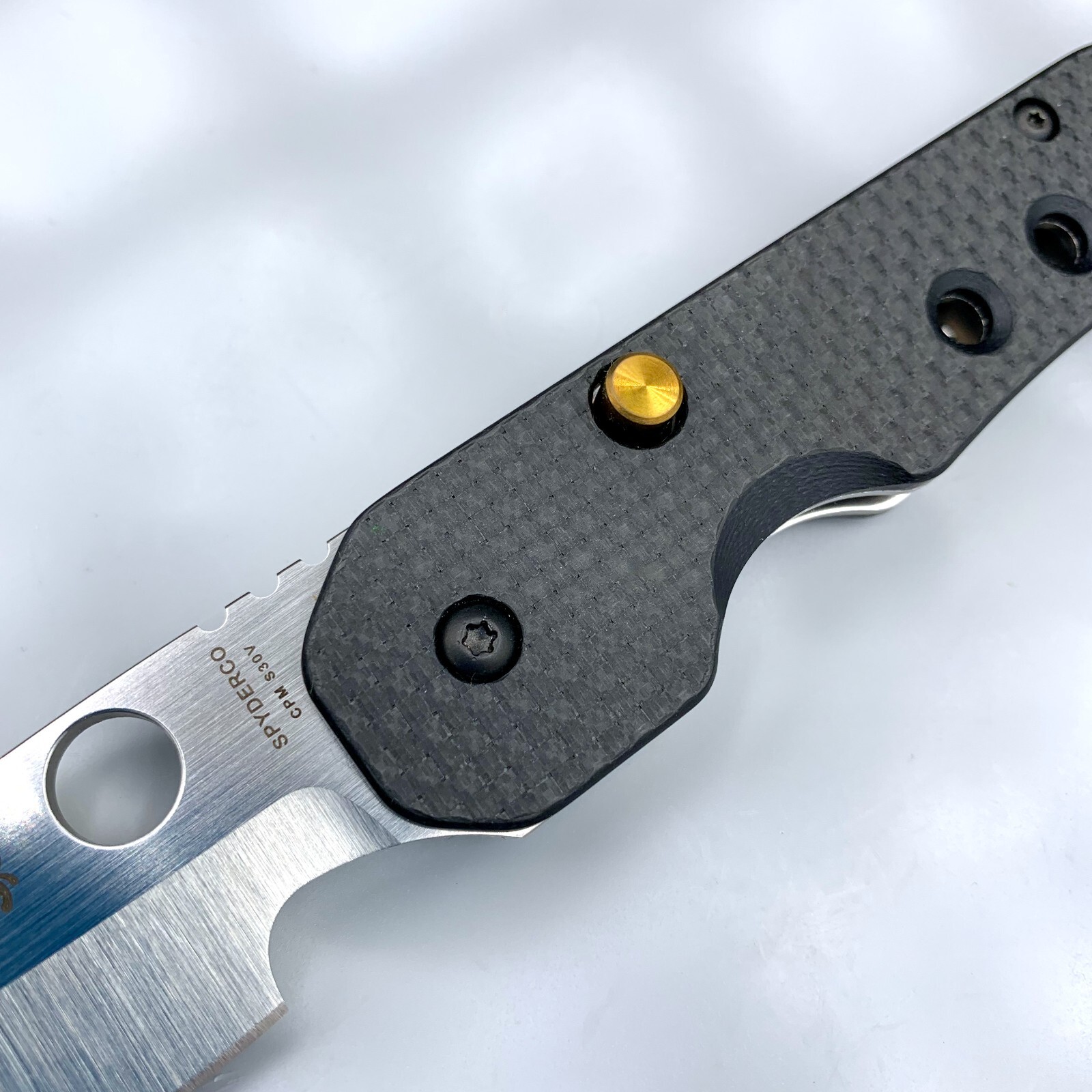 Titanium Replacement Button (NO KNIFE) for Spyderco Smock C240CFP in 11 colors