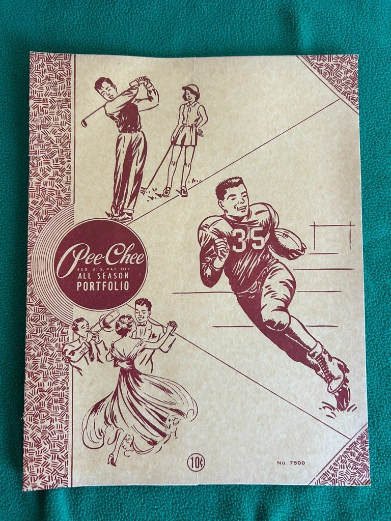 Vintage PEE-CHEE Portfolio Folder 1940s 1950s 1960s 10 cent price No. 7500