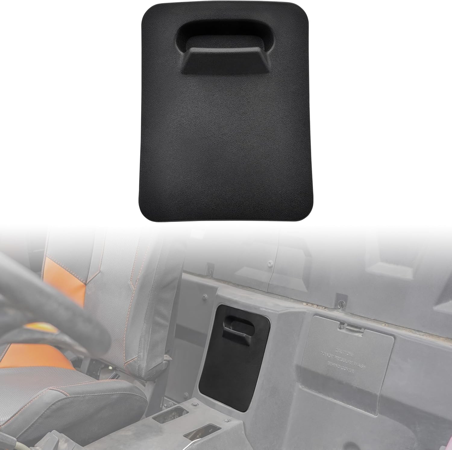  Black Engine Access Panel for 2014-2023 Polaris RZR 4 900, S 1000, XP 4 1000, 