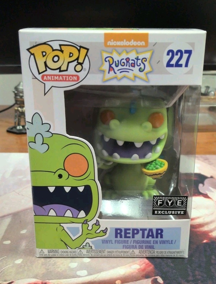 Rugrats Reptar #227 FYE Exclusive Vinyl Funko Pop Animation with Protector