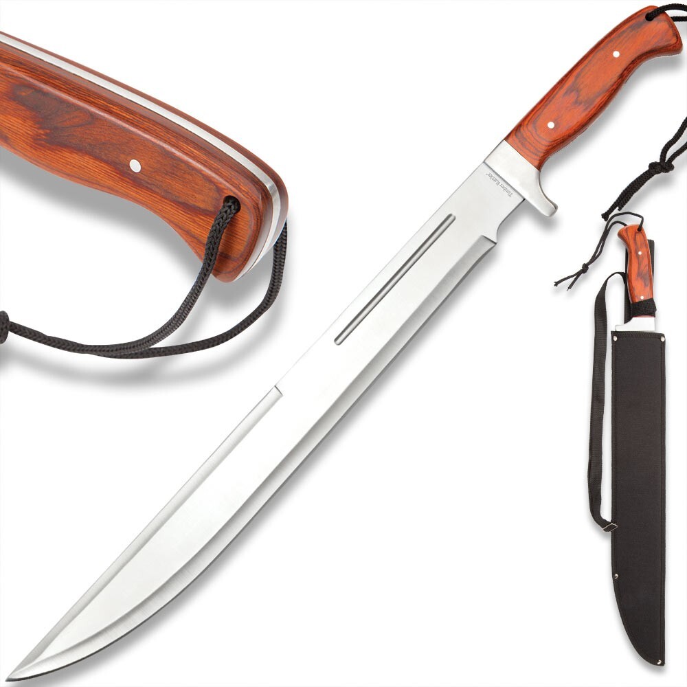 Timber Rattler Jungle Beast Machete | Includes Nylon Sheath | Overall 25
