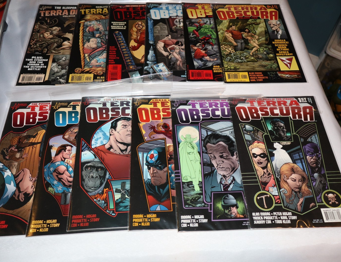 Complete Set Terra Obscura Vol 1 & 2 1-6 2003 2004 NM ABC Comics Alan Moore