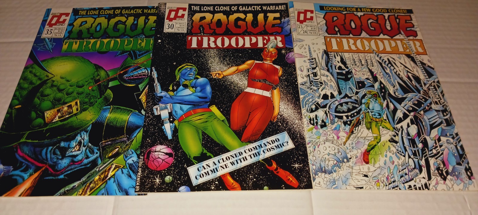 Rogue Trooper Quality Comics Comic Book Lot Issues #4 #4 #5 #7 #7 #23 #30 #35