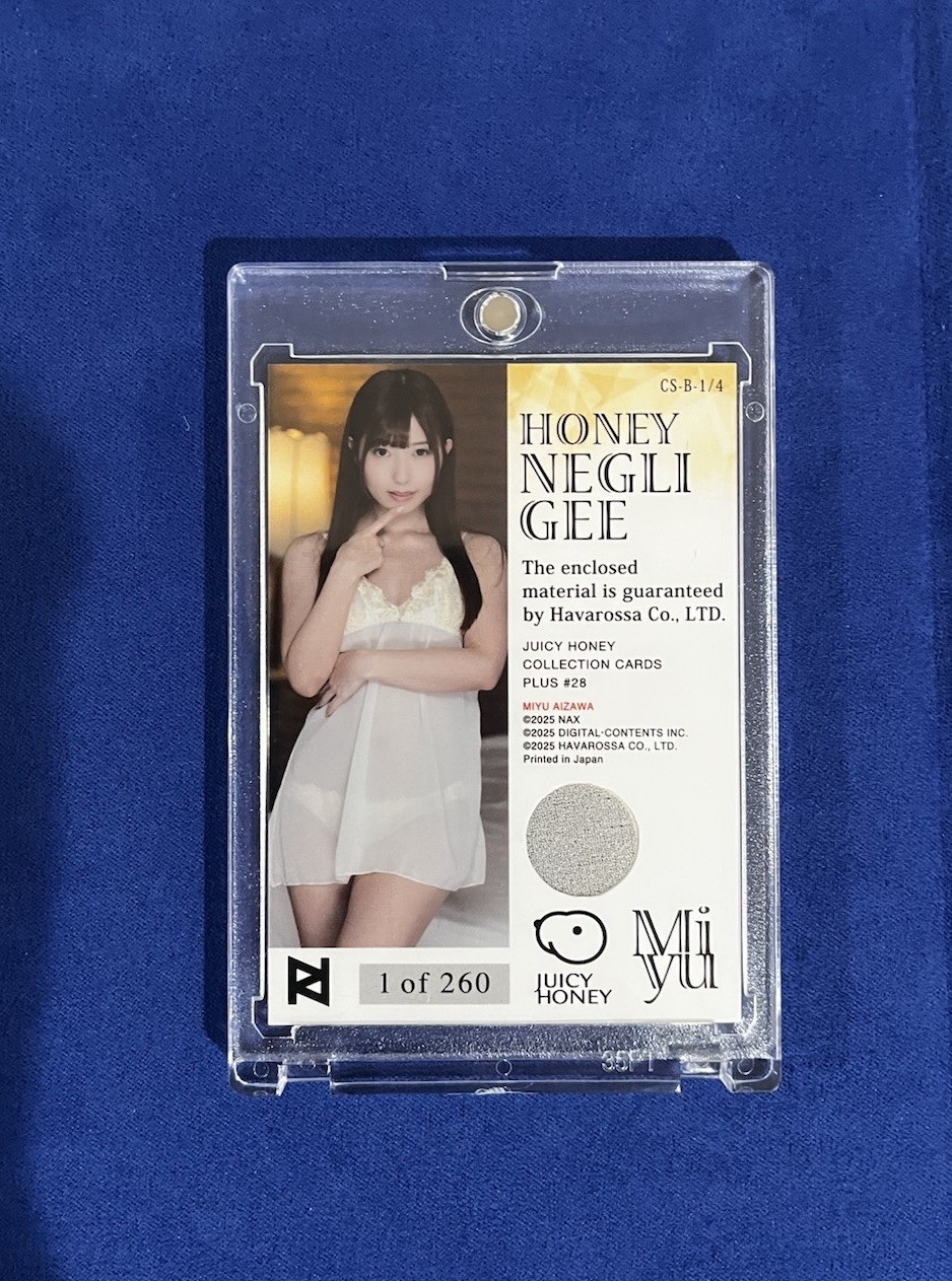 Miyu Aizawa 2025 Juicy Honey Plus 28 Negligee Babydoll Pants 1/260 ART Costume