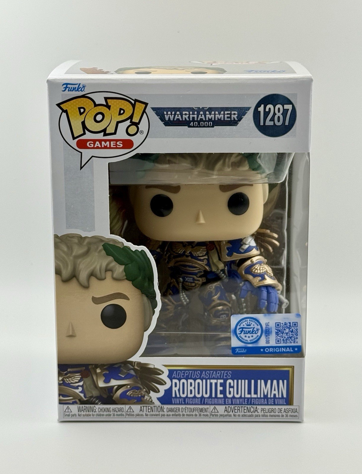 Funko Pop Games Warhammer 40,000 Roboute Guilliman #1287 Funko Exclusive 