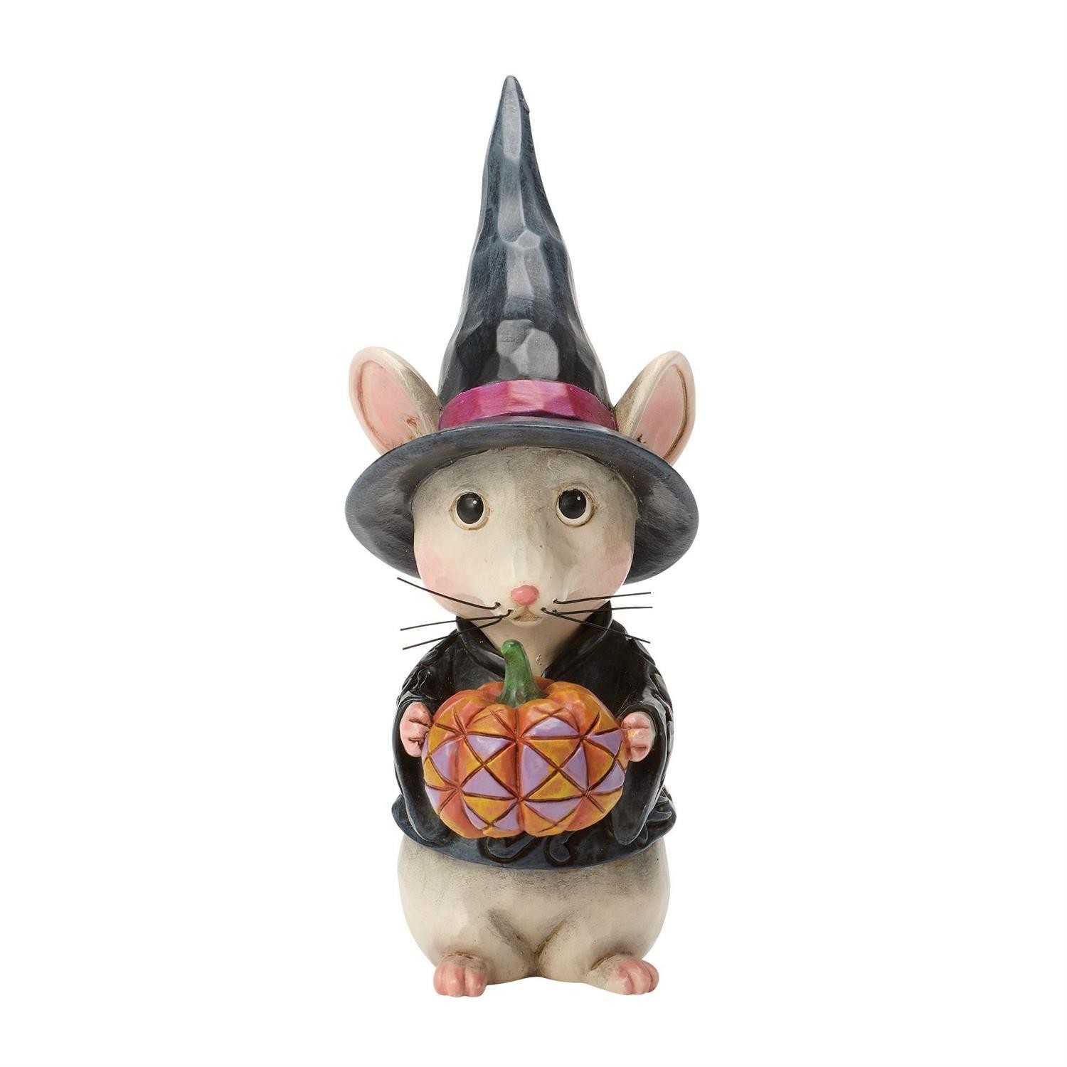 Jim Shore MOUSE WITCH MINI HALLOWEEN FIGURINE 6018083 NEW