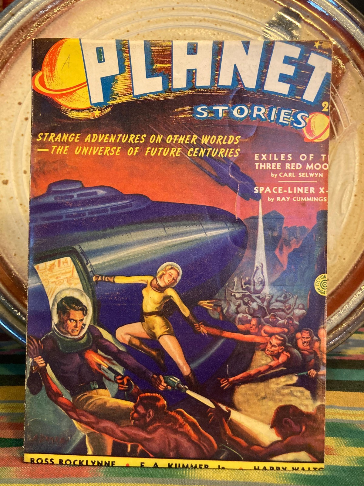 Planet Stories Summer 1941 Pulp Sci-Fi Ray Cummings Carl Selwyn Fiction House