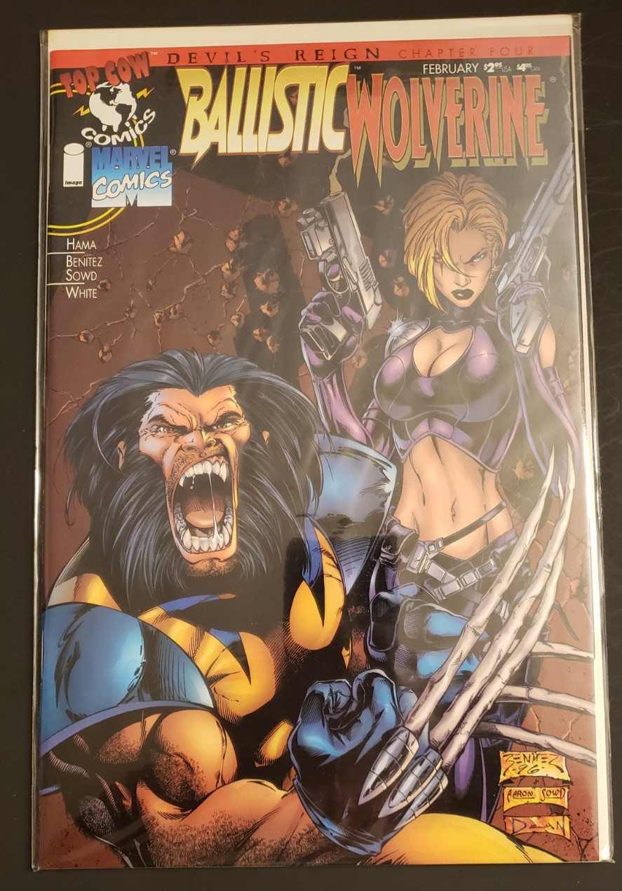 Ballistic / Wolverine #4 Devil\'s Reign PT 24Top Cow / Marvel Crossover NM