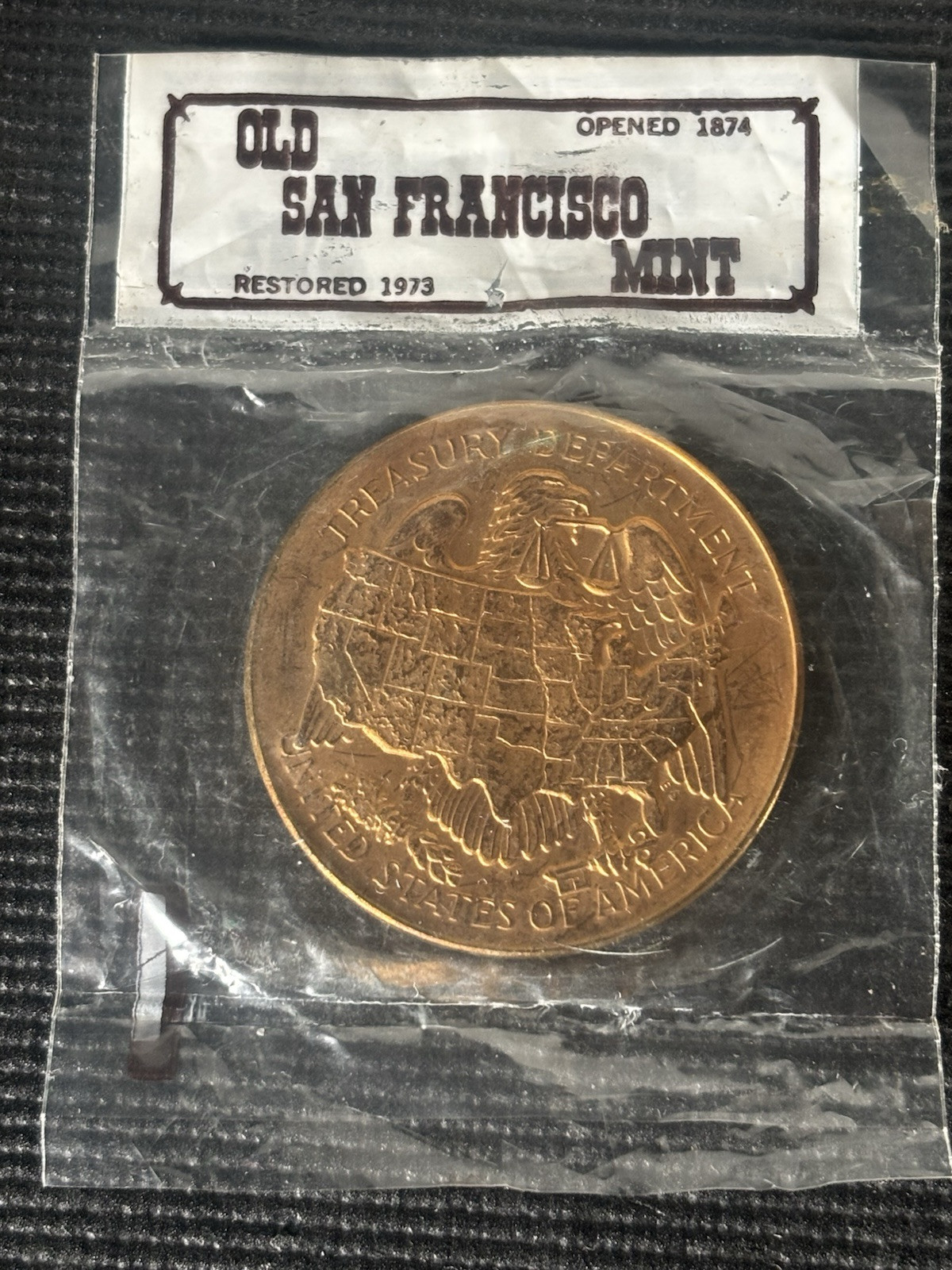 1973 old San Francisco Mint Copper 