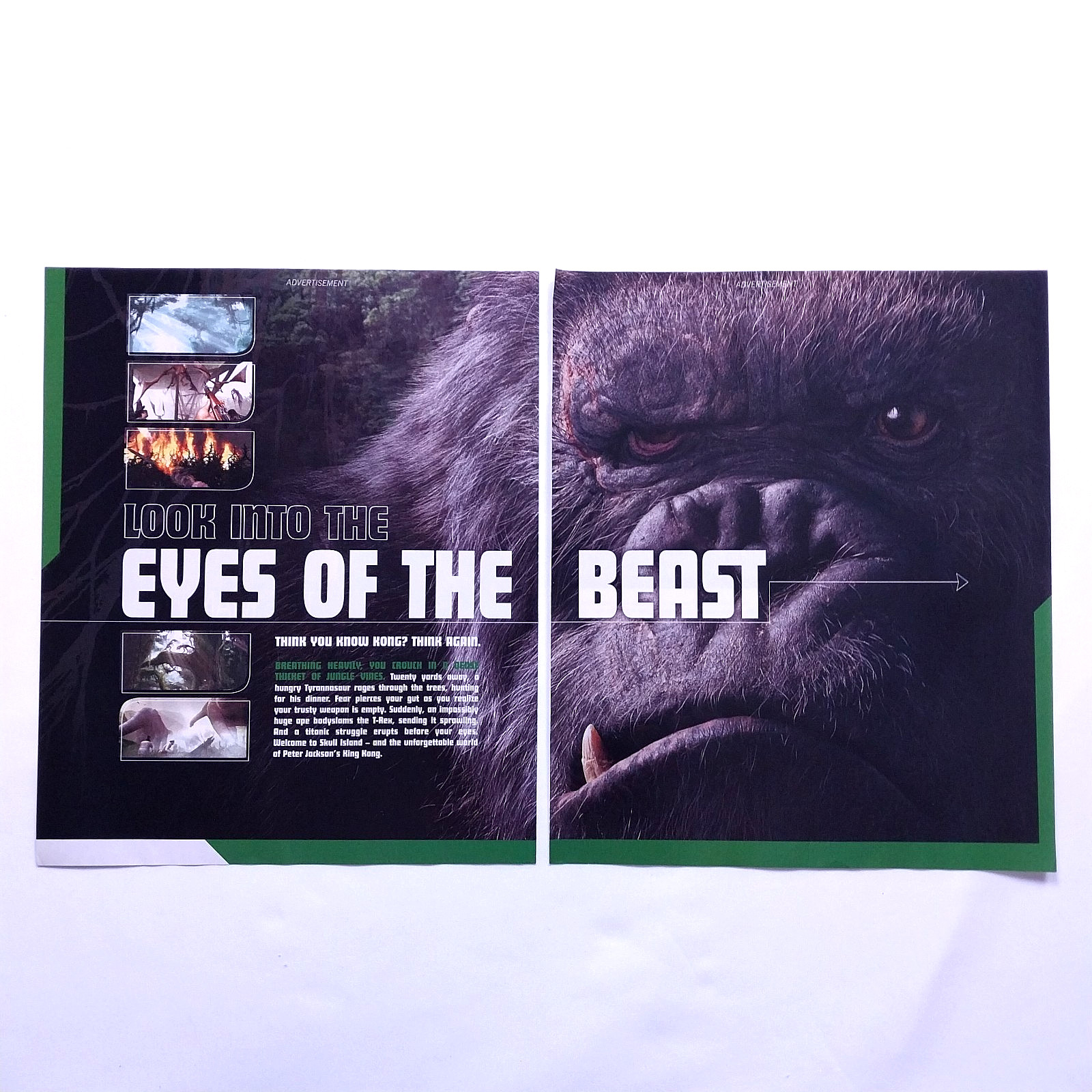 2005 Peter Jackson\'s King Kong Game Vintage Magazine Article Print Ad