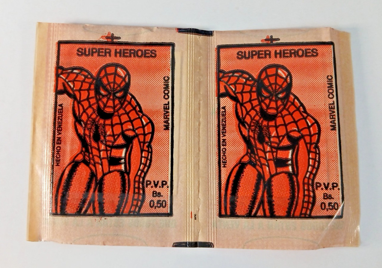 Marvel Super Heroes - 2 Packs (1980, Reyauca) Venezuela cromos sticker card lot