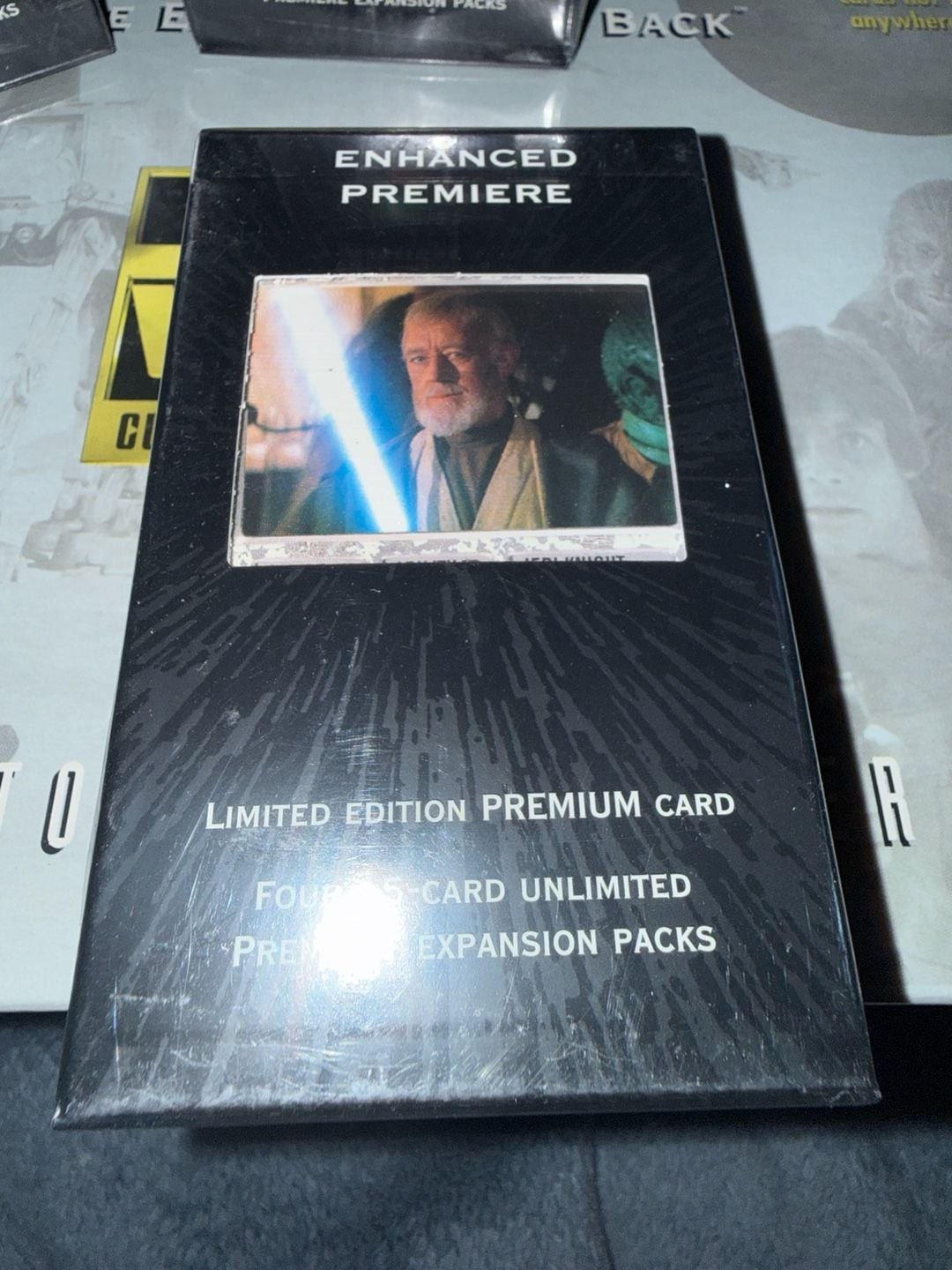 StarWarsCCG Enhanced Limited Edition Pack Obi-Wan With Lightsaber Sealed