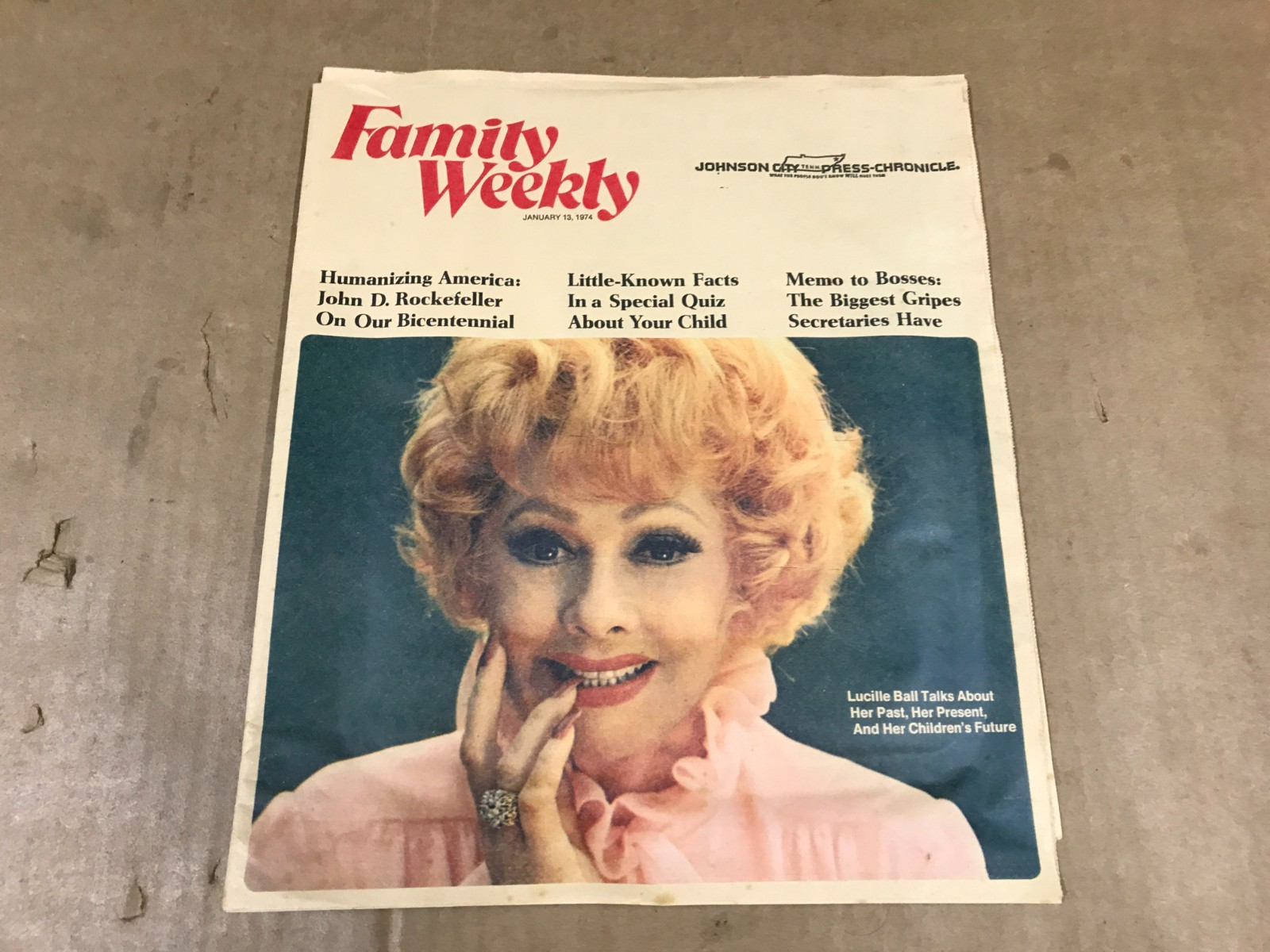 Vintage Family Weekly - January 13, 1974 - Johnson City Press Chronicle