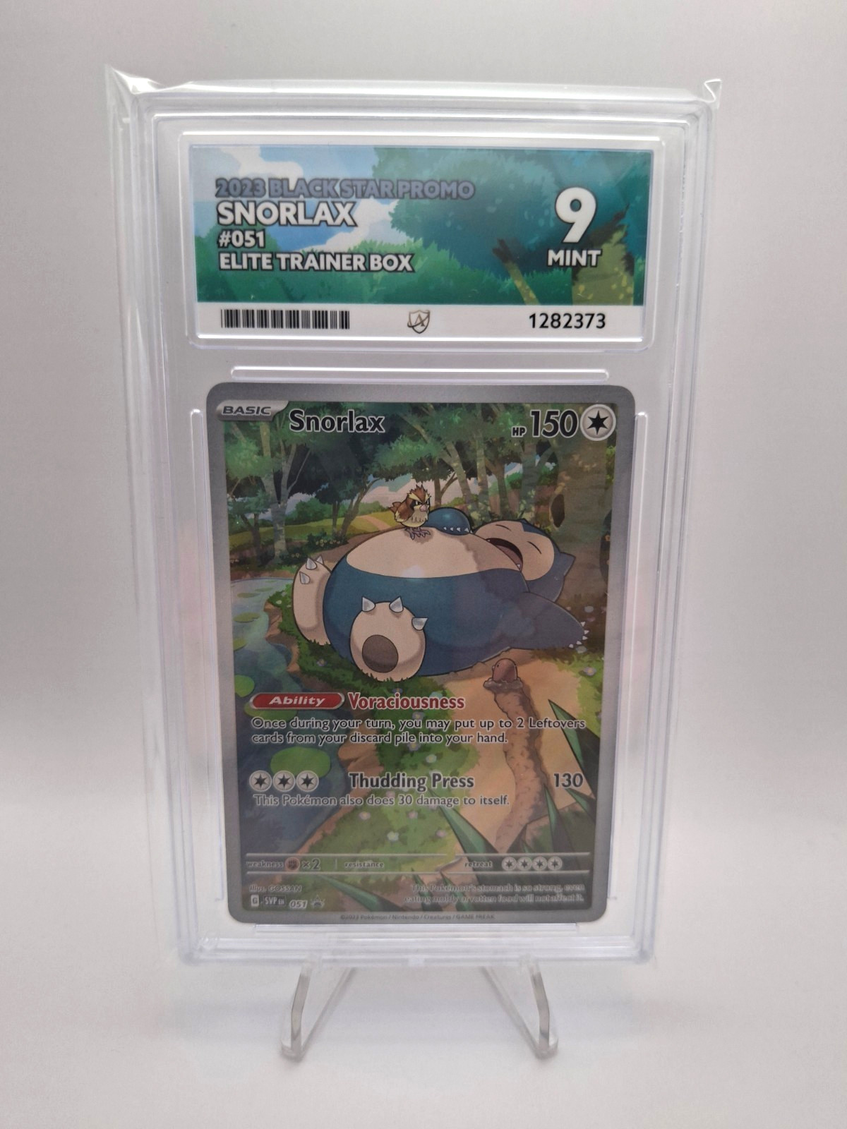 Snorlax 051 Black Star Promo ETB Pokemon TCG Ace Mint 9