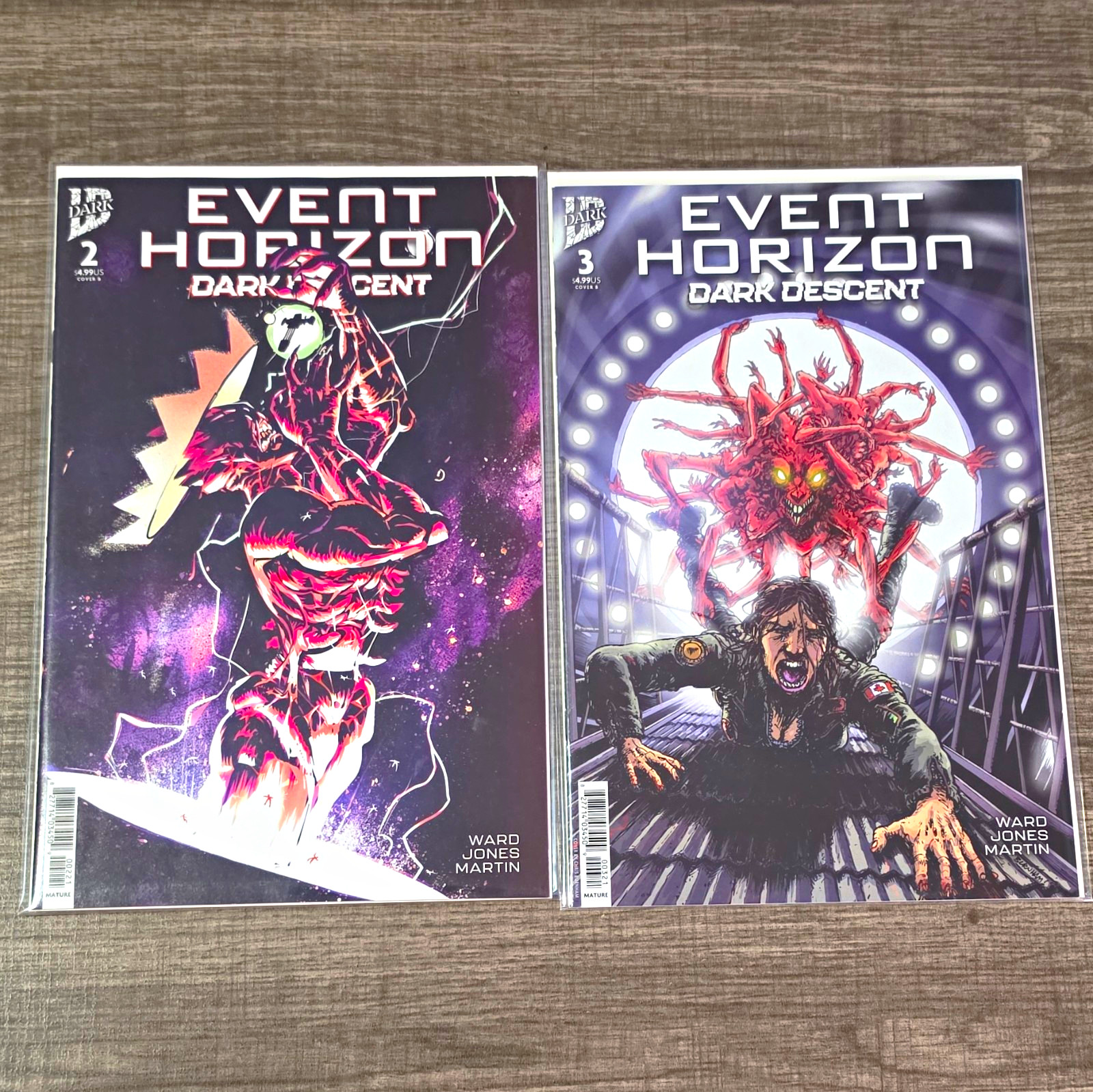 Dark Horse Event Horizon: Dark Descent #2-3 Cover B Comic Lot Ward Jones Martin