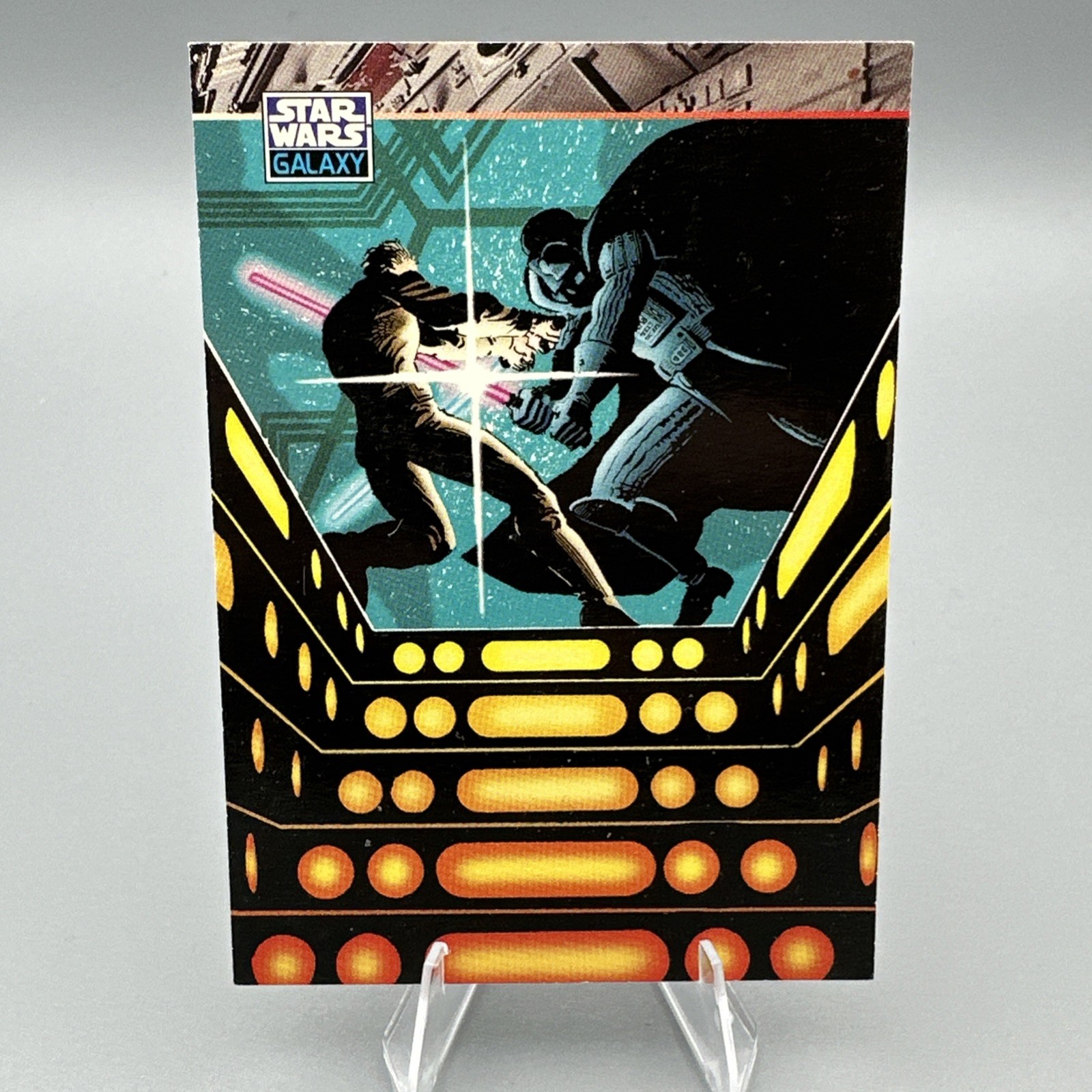 1994 Topps Star Wars Galaxy Series 2 - #154 - The Duel Begins - Frank Miller