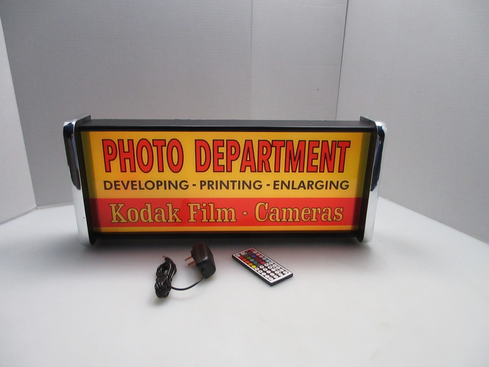 Kodak Flim Photo Department LED Display lighted sign lightbox Wall hanging Light
